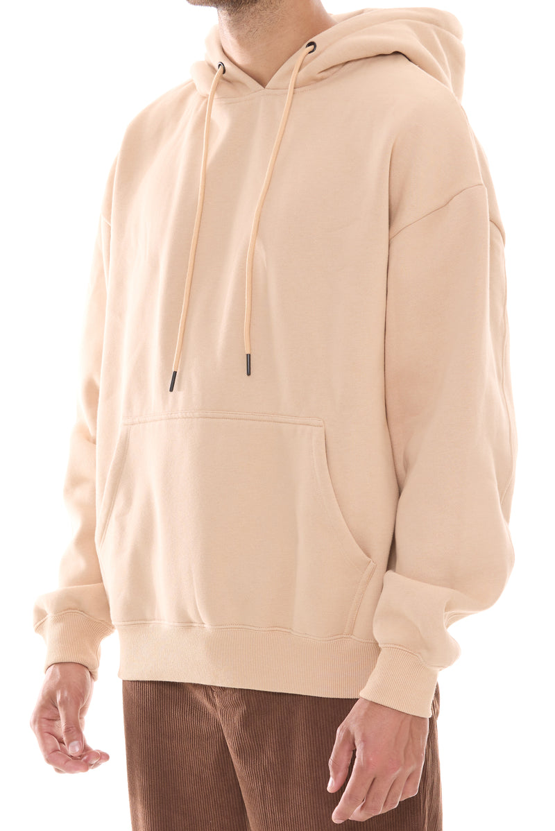 Brushed Hoodie - Beige