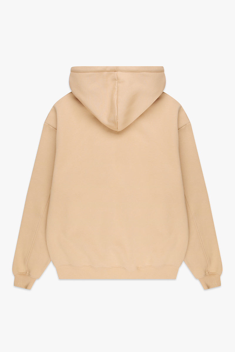 Brushed Hoodie - Beige