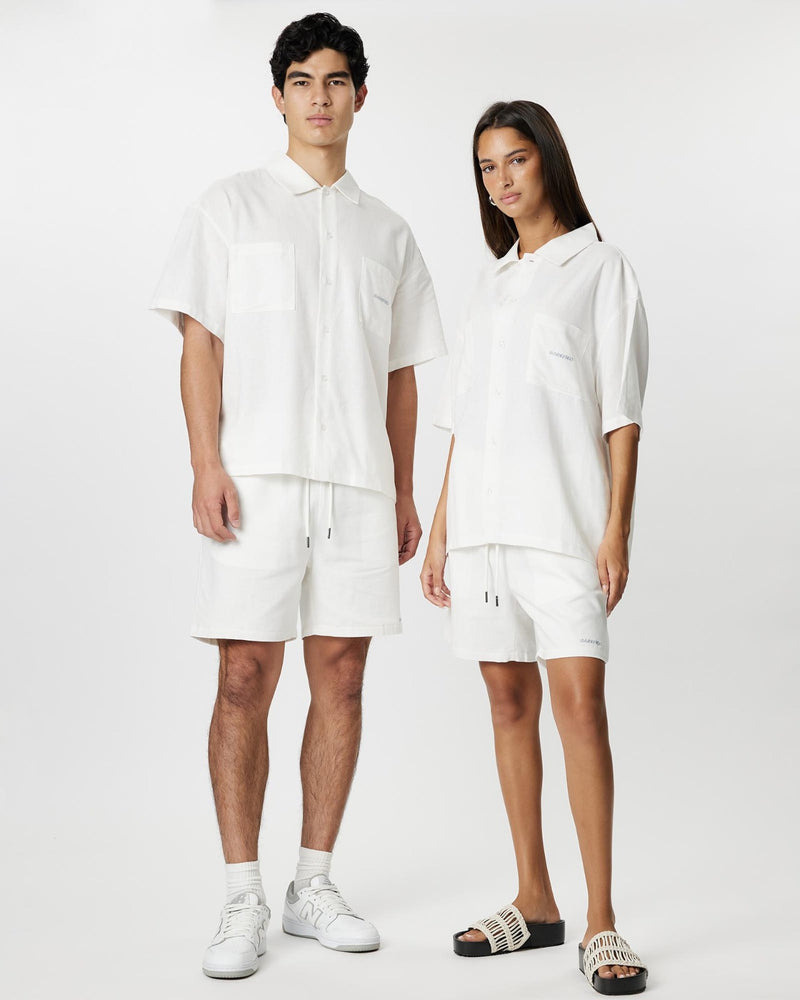 White Linen Set