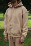 Brushed Hoodie - Beige