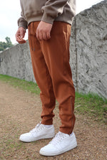 Zipped Trackpants - Brown