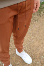 Zipped Trackpants - Brown