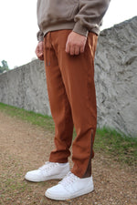 Zipped Trackpants - Brown