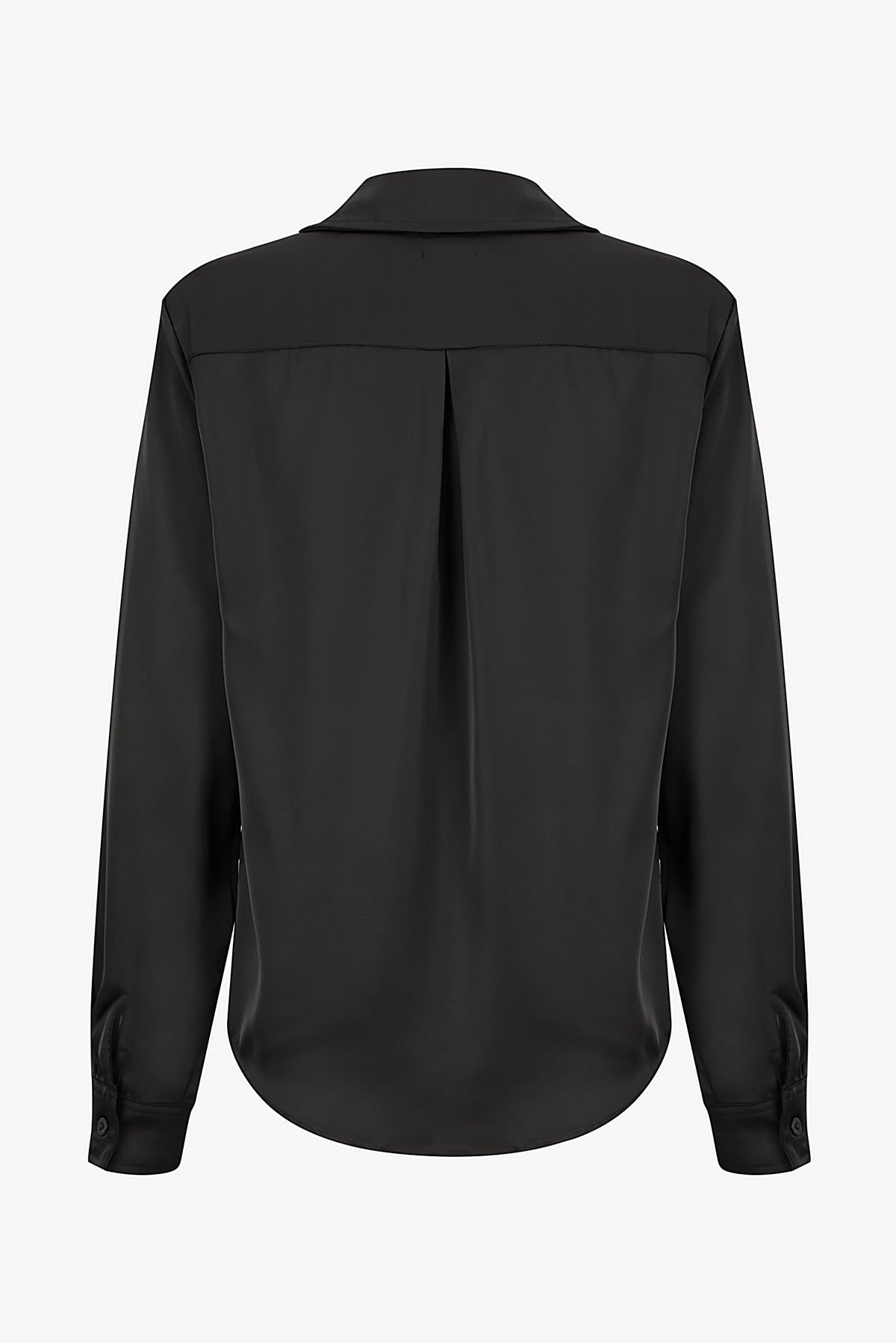 Black Satin Shirt