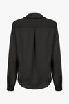 Black Satin Shirt