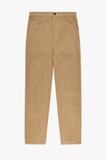 Knee Patch Corduroy Pants - Beige