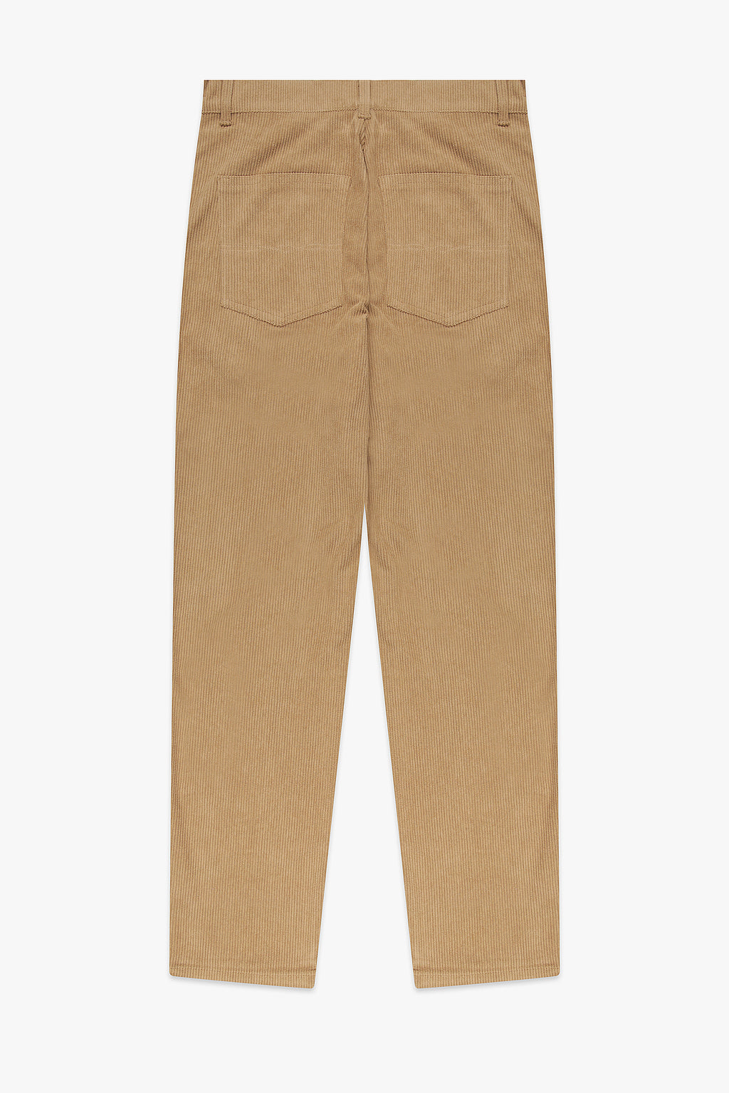 Knee Patch Corduroy Pants - Beige