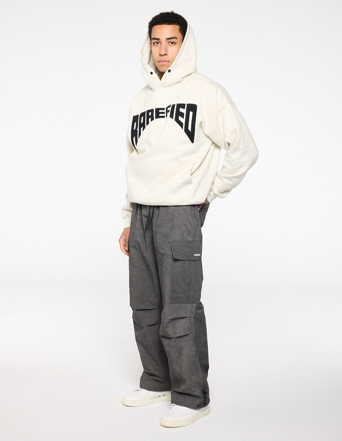 Curved Logo Hoodie