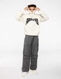 Curved Logo Hoodie