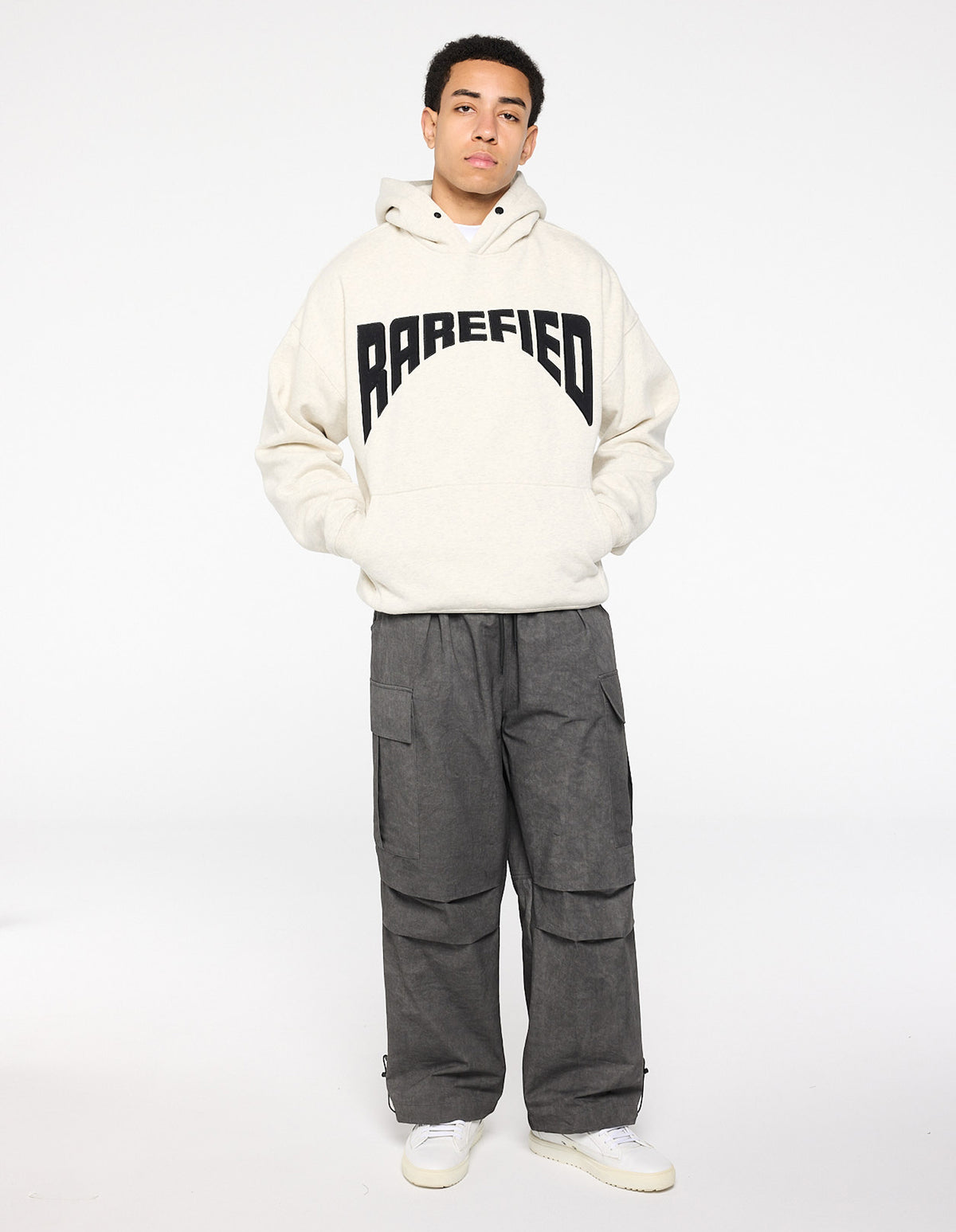 Curved Logo Hoodie