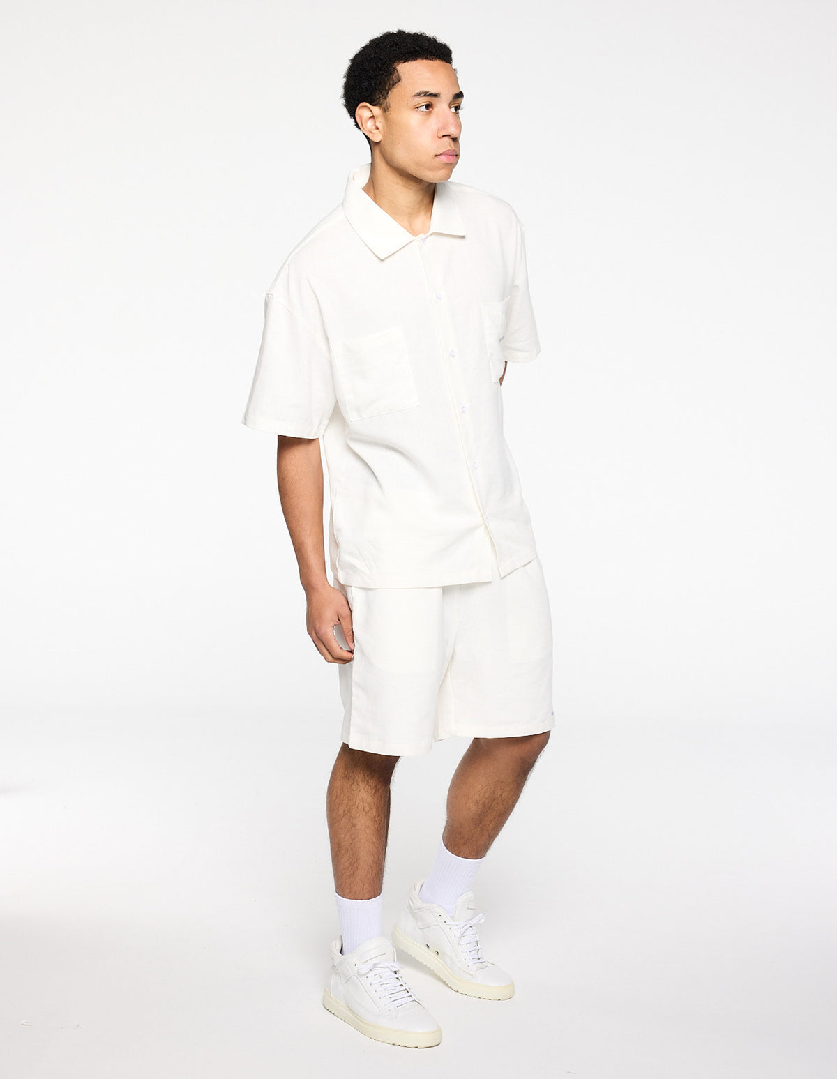 Rarefied Linen Shorts - White