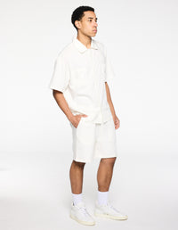 Rarefied Linen Shorts - White