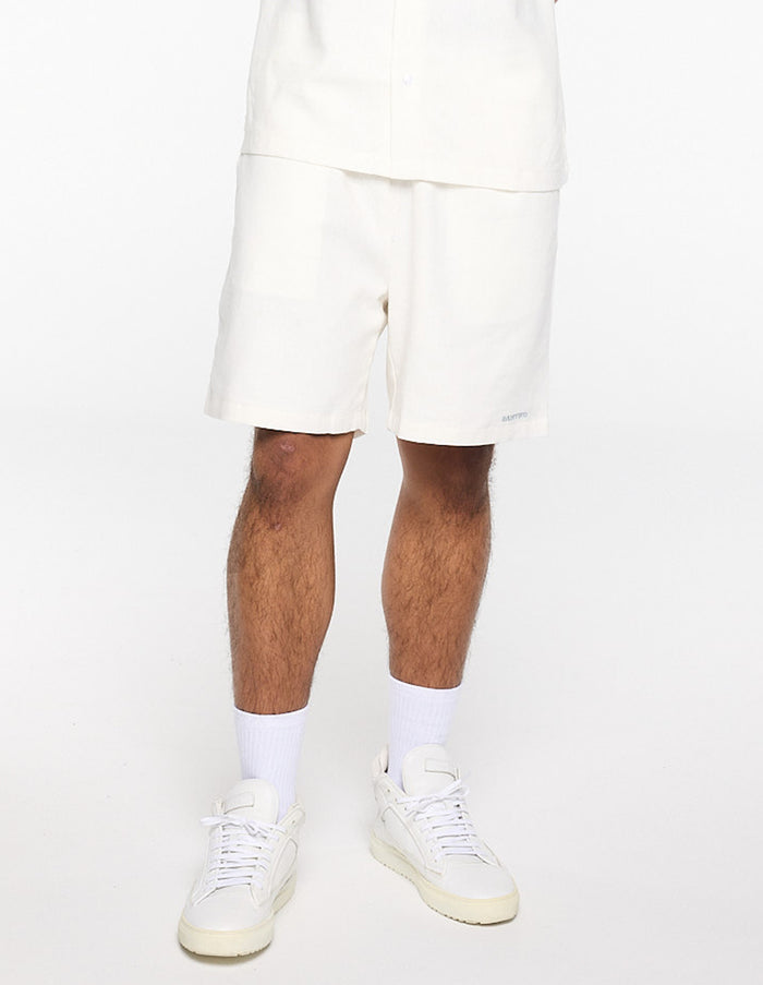 Rarefied Linen Shorts - White