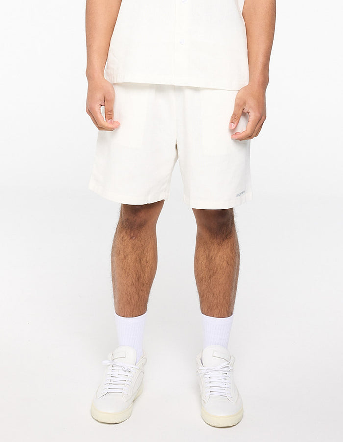 Rarefied Linen Shorts - White