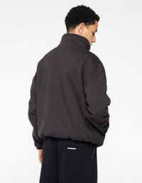 Quarter Zip Jumper - Charcoal