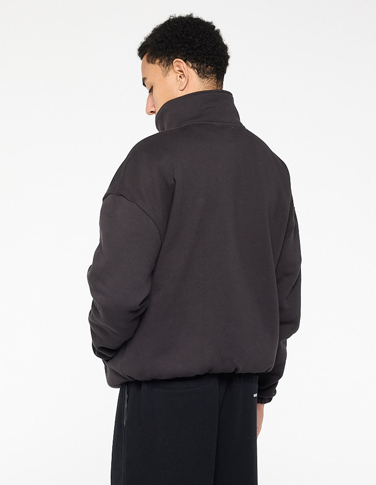Quarter Zip Jumper - Charcoal