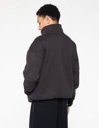 Quarter Zip Jumper - Charcoal