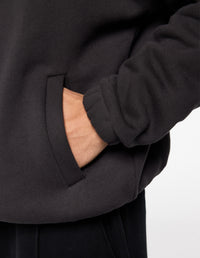 Quarter Zip Jumper - Charcoal
