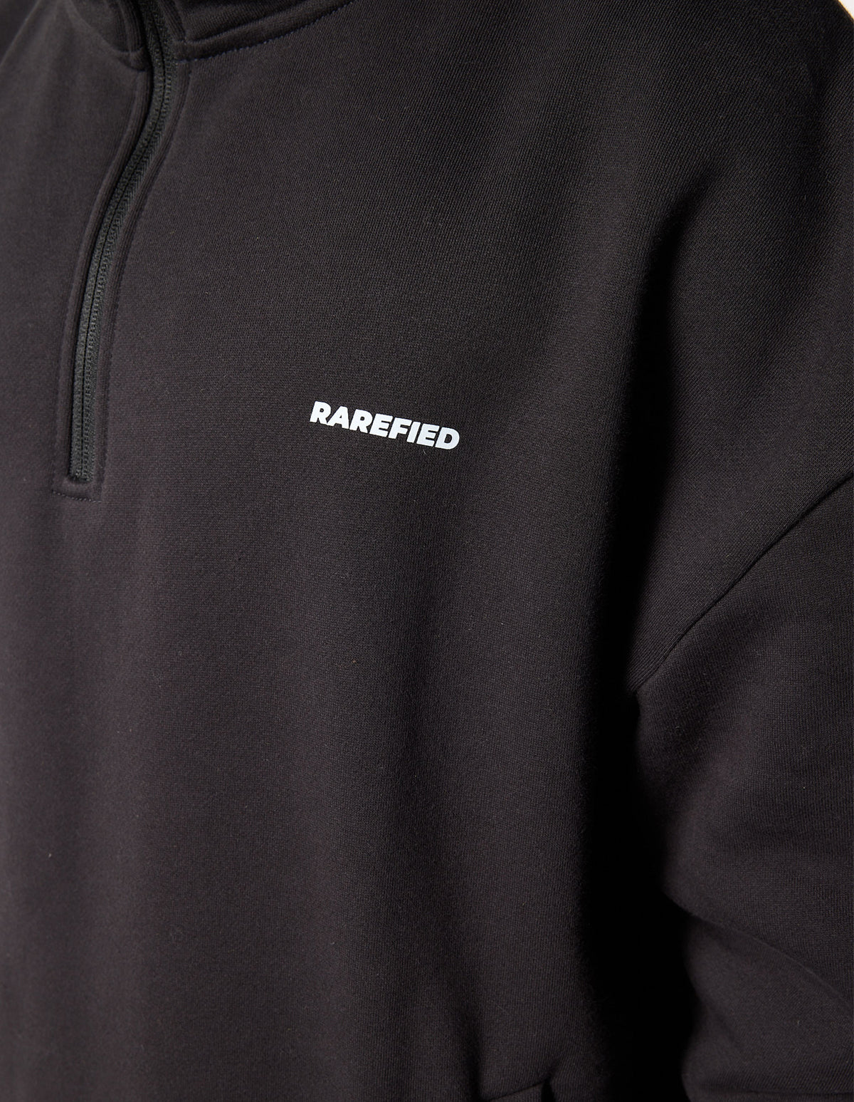 Quarter Zip Jumper - Charcoal