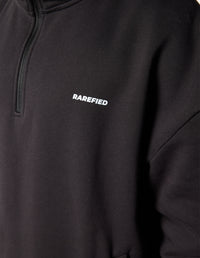 Quarter Zip Jumper - Charcoal