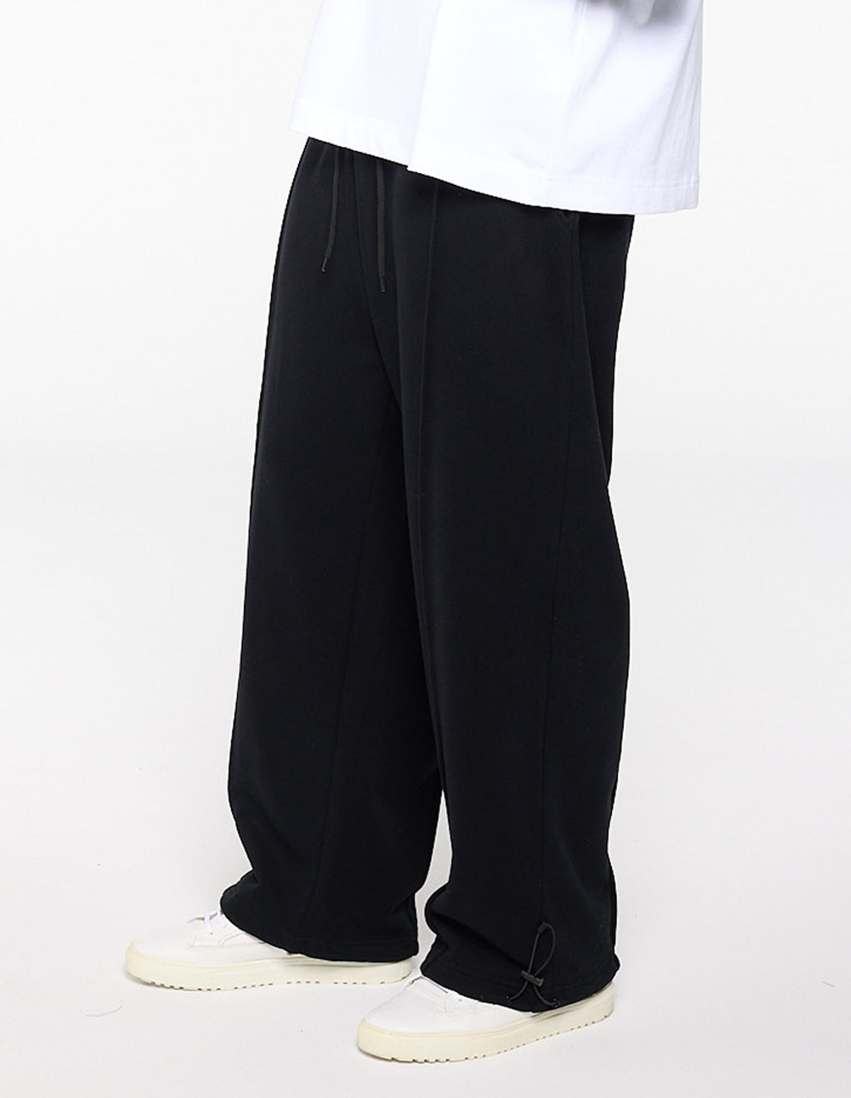 Pleated Sweat Pants