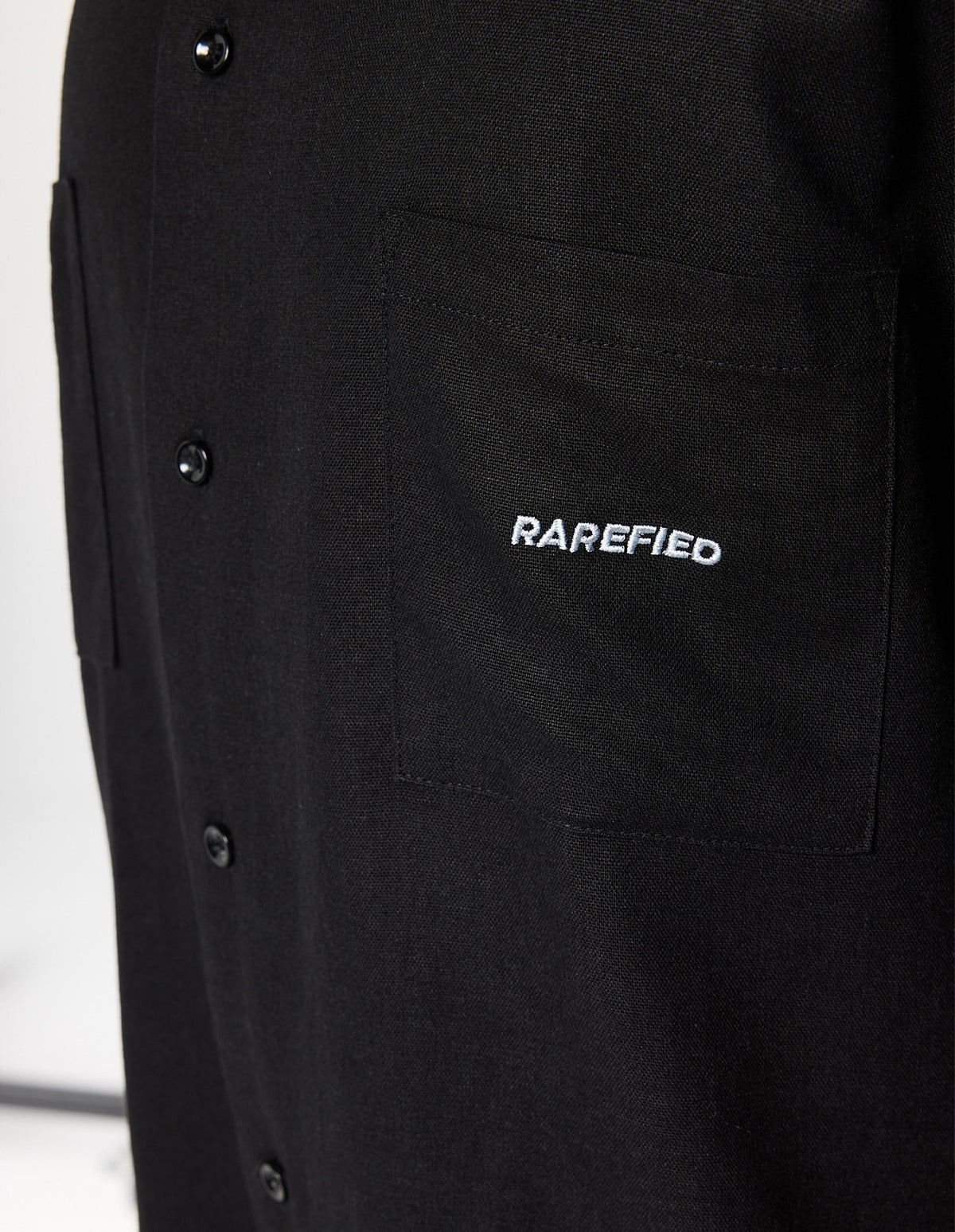 Linen Summer Shirt - Black