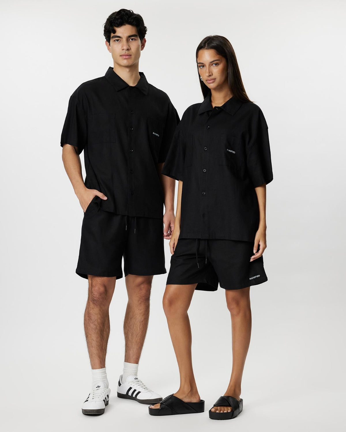 Black Linen Set
