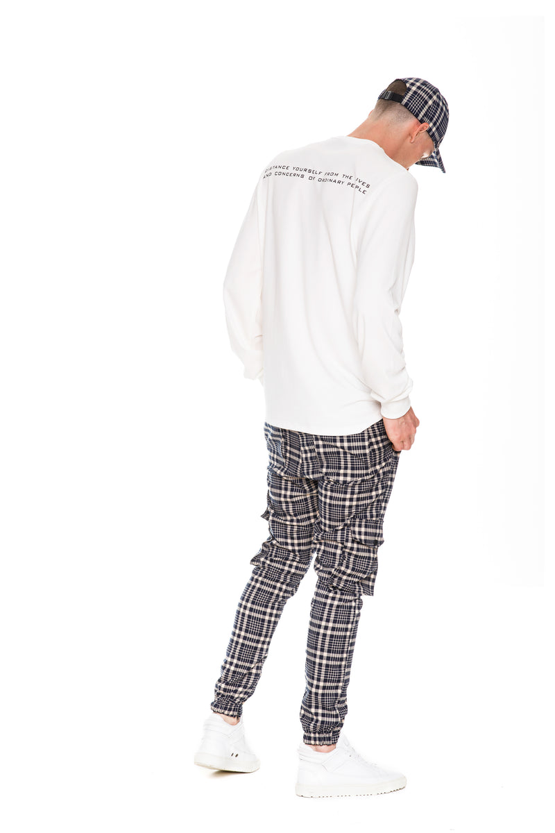 Rarefied Quote Long Sleeve T-Shirt With Rare Branded Pant, Cap and Shoes