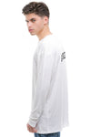 Rarefied Long Sleeve Cotton Mixed Blend T-Shirt - Side View