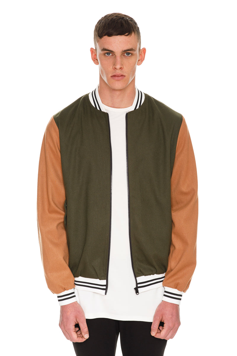 Letterman Bomber - Long Sleeve bomber Jacket