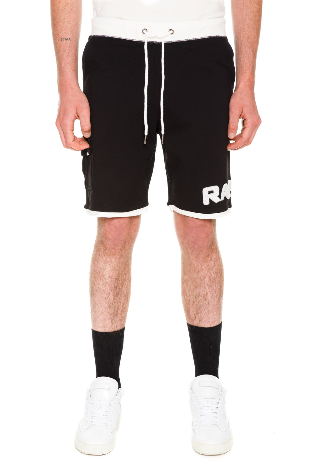 Black Rare Shorts - Elasticised Waistband