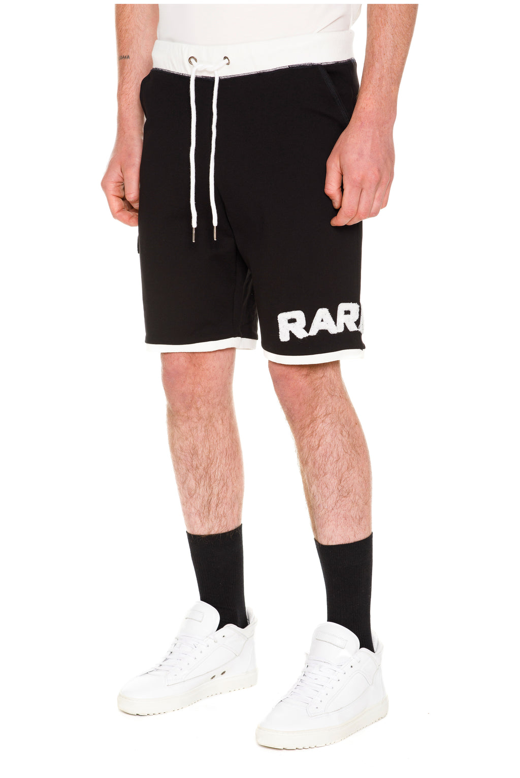 Black Rare Shorts Featuring Two Tone Detailing