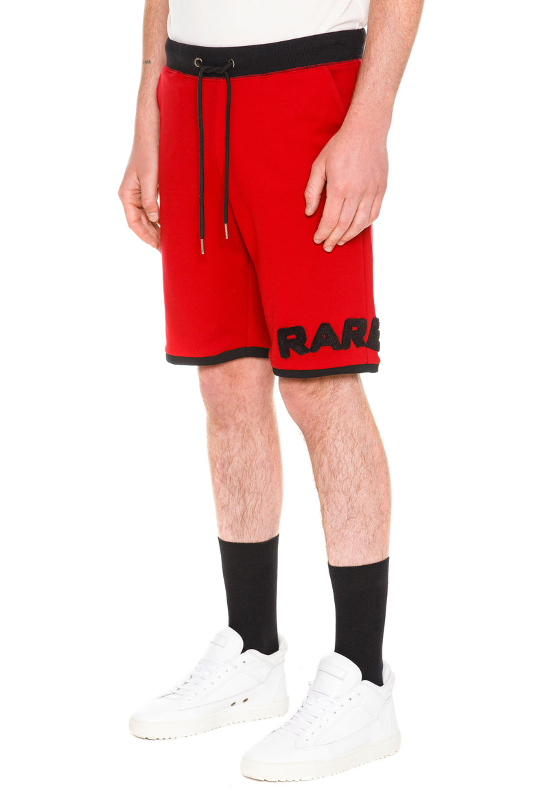 Red  Rare Shorts - Drawstring At Elasticized Waistband 