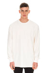 Rare Exclusive White Crew Neck Long Sleeve - Front View